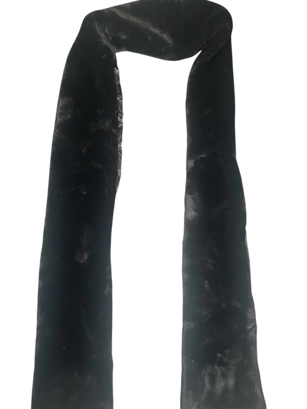 Black Womens Faux Minx Velvet Scarf Winter Classy Chic Warm Mobwive Goth Queen